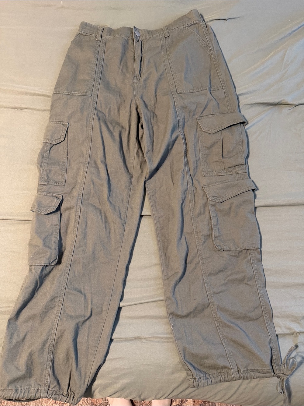 Marshalls Women's Cargo Pants in olive green